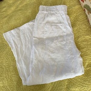 White Linen Pants/Culottes